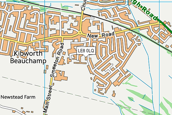 LE8 0LQ map - OS VectorMap District (Ordnance Survey) LE8 0LQ map - OS VectorMap District (Ordnance Survey)