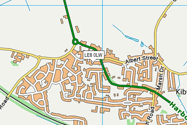 LE8 0LW map - OS VectorMap District (Ordnance Survey) LE8 0LW map - OS VectorMap District (Ordnance Survey)