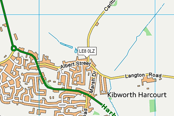LE8 0LZ map - OS VectorMap District (Ordnance Survey) LE8 0LZ map - OS VectorMap District (Ordnance Survey)