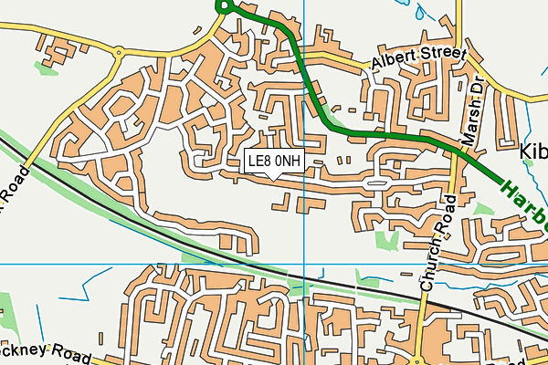LE8 0NH map - OS VectorMap District (Ordnance Survey) LE8 0NH map - OS VectorMap District (Ordnance Survey)