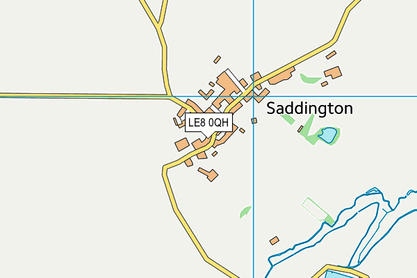 LE8 0QH map - OS VectorMap District (Ordnance Survey) LE8 0QH map - OS VectorMap District (Ordnance Survey)