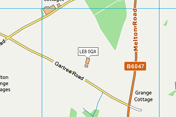LE8 0QX map - OS VectorMap District (Ordnance Survey) LE8 0QX map - OS VectorMap District (Ordnance Survey)