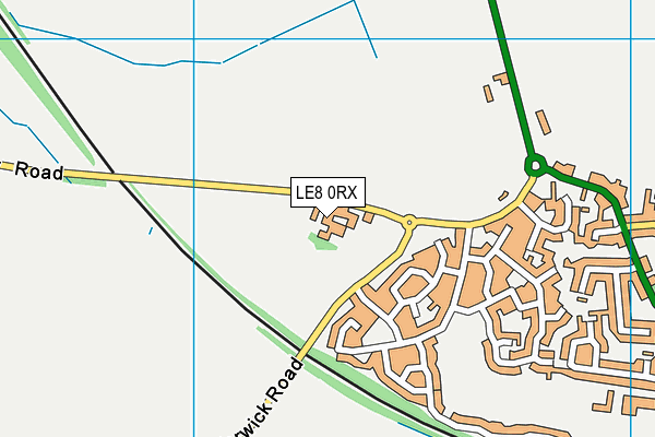 LE8 0RX map - OS VectorMap District (Ordnance Survey) LE8 0RX map - OS VectorMap District (Ordnance Survey)