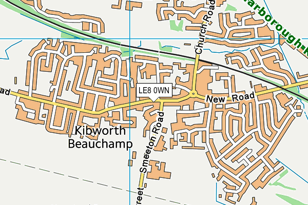 LE8 0WN map - OS VectorMap District (Ordnance Survey) LE8 0WN map - OS VectorMap District (Ordnance Survey)