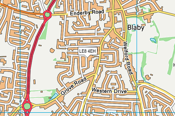 LE8 4EH map - OS VectorMap District (Ordnance Survey) LE8 4EH map - OS VectorMap District (Ordnance Survey)