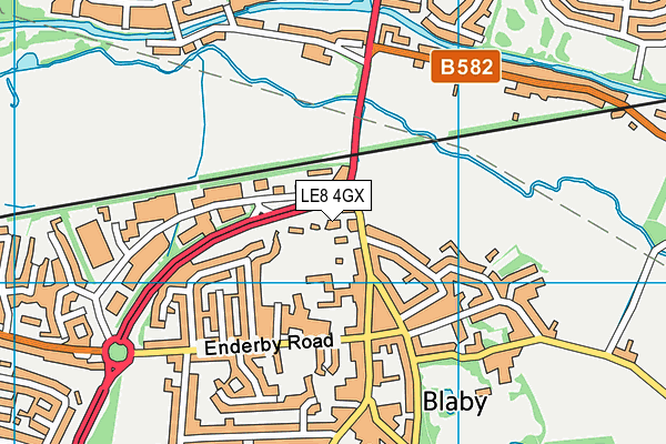 LE8 4GX map - OS VectorMap District (Ordnance Survey) LE8 4GX map - OS VectorMap District (Ordnance Survey)