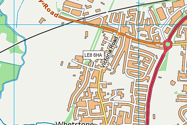 LE8 6HA map - OS VectorMap District (Ordnance Survey) LE8 6HA map - OS VectorMap District (Ordnance Survey)