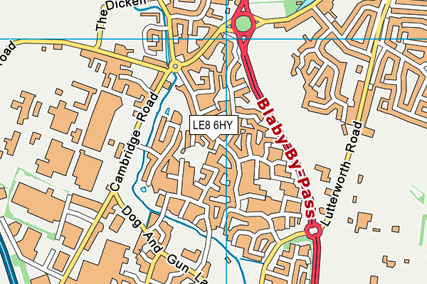 LE8 6HY map - OS VectorMap District (Ordnance Survey) LE8 6HY map - OS VectorMap District (Ordnance Survey)