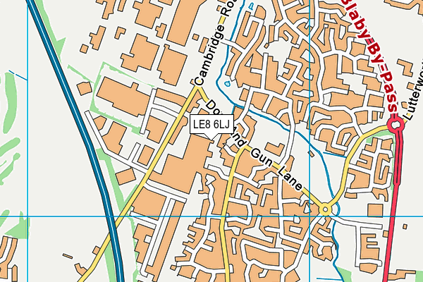 LE8 6LJ map - OS VectorMap District (Ordnance Survey) LE8 6LJ map - OS VectorMap District (Ordnance Survey)