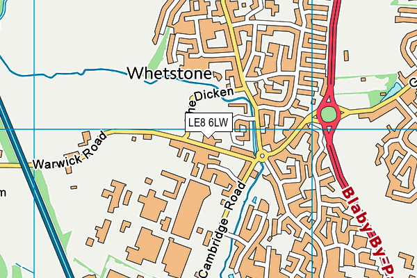 LE8 6LW map - OS VectorMap District (Ordnance Survey) LE8 6LW map - OS VectorMap District (Ordnance Survey)
