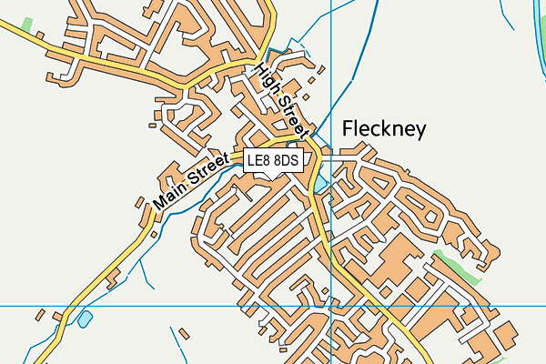 LE8 8DS map - OS VectorMap District (Ordnance Survey) LE8 8DS map - OS VectorMap District (Ordnance Survey)