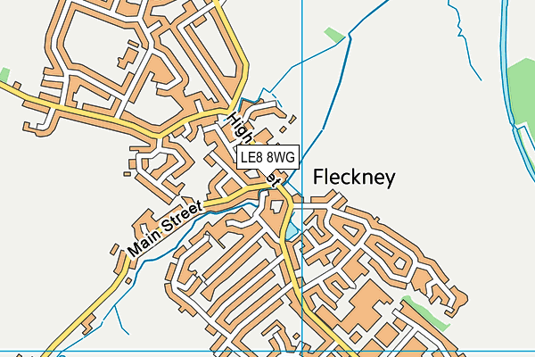 LE8 8WG map - OS VectorMap District (Ordnance Survey) LE8 8WG map - OS VectorMap District (Ordnance Survey)