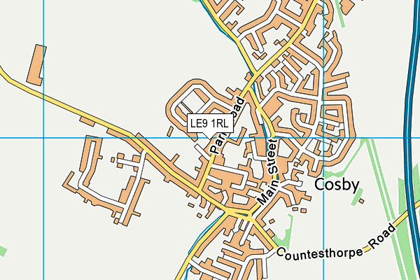 LE9 1RL map - OS VectorMap District (Ordnance Survey) LE9 1RL map - OS VectorMap District (Ordnance Survey)