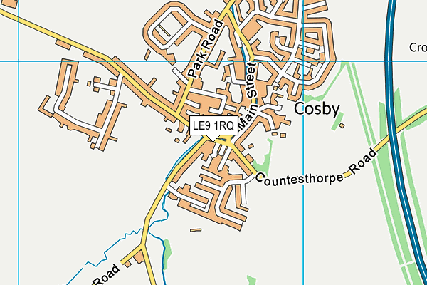 LE9 1RQ map - OS VectorMap District (Ordnance Survey) LE9 1RQ map - OS VectorMap District (Ordnance Survey)