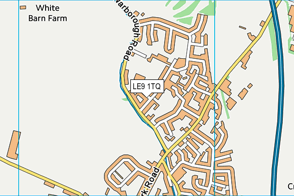 LE9 1TQ map - OS VectorMap District (Ordnance Survey) LE9 1TQ map - OS VectorMap District (Ordnance Survey)