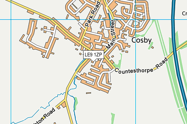 LE9 1ZP map - OS VectorMap District (Ordnance Survey) LE9 1ZP map - OS VectorMap District (Ordnance Survey)