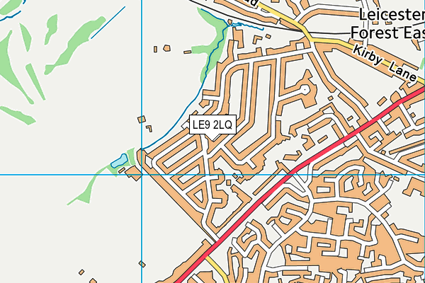 LE9 2LQ map - OS VectorMap District (Ordnance Survey) LE9 2LQ map - OS VectorMap District (Ordnance Survey)