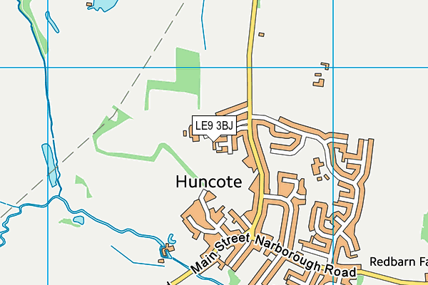 LE9 3BJ map - OS VectorMap District (Ordnance Survey) LE9 3BJ map - OS VectorMap District (Ordnance Survey)
