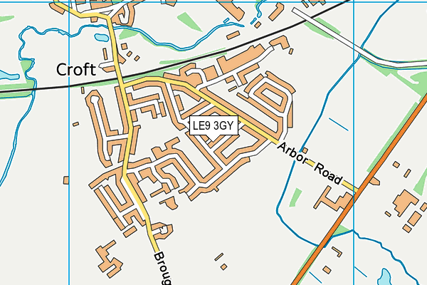 LE9 3GY map - OS VectorMap District (Ordnance Survey) LE9 3GY map - OS VectorMap District (Ordnance Survey)