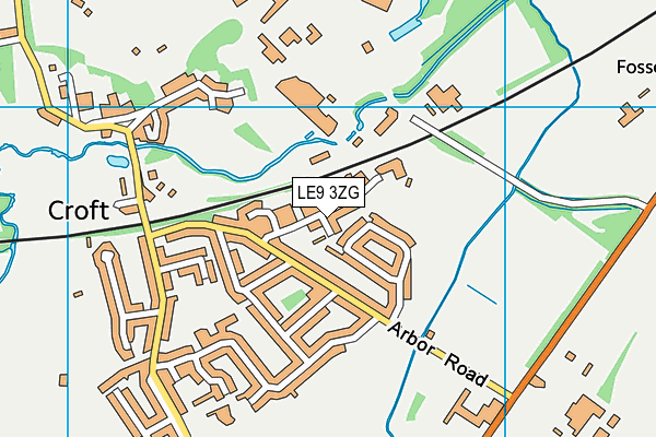 LE9 3ZG map - OS VectorMap District (Ordnance Survey) LE9 3ZG map - OS VectorMap District (Ordnance Survey)