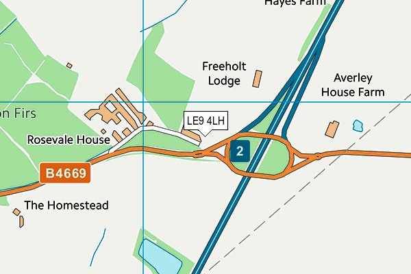 LE9 4LH map - OS VectorMap District (Ordnance Survey) LE9 4LH map - OS VectorMap District (Ordnance Survey)