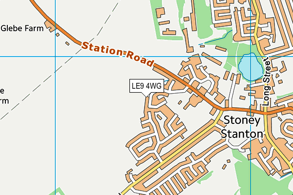 LE9 4WG map - OS VectorMap District (Ordnance Survey) LE9 4WG map - OS VectorMap District (Ordnance Survey)