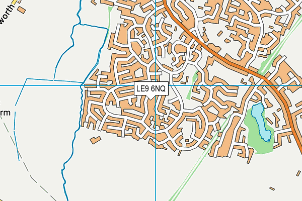 LE9 6NQ map - OS VectorMap District (Ordnance Survey) LE9 6NQ map - OS VectorMap District (Ordnance Survey)