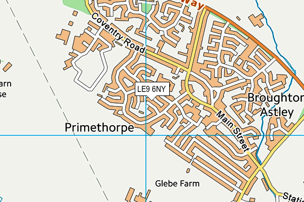 LE9 6NY map - OS VectorMap District (Ordnance Survey) LE9 6NY map - OS VectorMap District (Ordnance Survey)