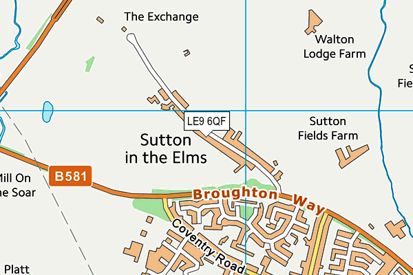 LE9 6QF map - OS VectorMap District (Ordnance Survey) LE9 6QF map - OS VectorMap District (Ordnance Survey)