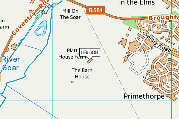 LE9 6QH map - OS VectorMap District (Ordnance Survey) LE9 6QH map - OS VectorMap District (Ordnance Survey)