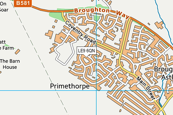 LE9 6QN map - OS VectorMap District (Ordnance Survey) LE9 6QN map - OS VectorMap District (Ordnance Survey)