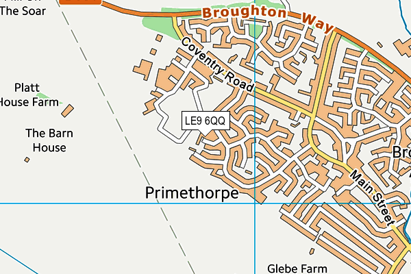 LE9 6QQ map - OS VectorMap District (Ordnance Survey) LE9 6QQ map - OS VectorMap District (Ordnance Survey)