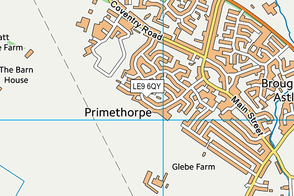 LE9 6QY map - OS VectorMap District (Ordnance Survey) LE9 6QY map - OS VectorMap District (Ordnance Survey)