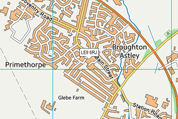 LE9 6RJ map - OS VectorMap District (Ordnance Survey) LE9 6RJ map - OS VectorMap District (Ordnance Survey)