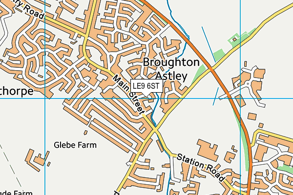 LE9 6ST map - OS VectorMap District (Ordnance Survey) LE9 6ST map - OS VectorMap District (Ordnance Survey)