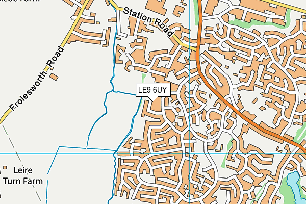 LE9 6UY map - OS VectorMap District (Ordnance Survey) LE9 6UY map - OS VectorMap District (Ordnance Survey)