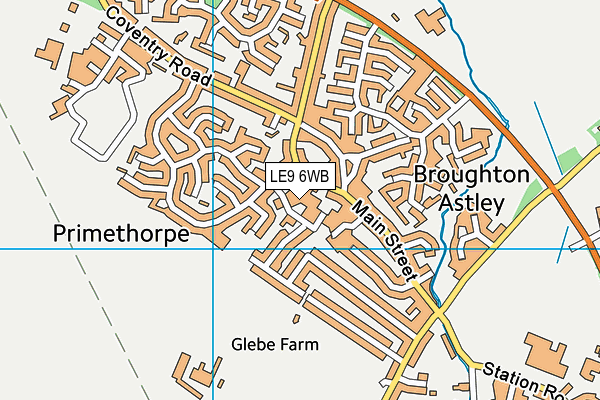LE9 6WB map - OS VectorMap District (Ordnance Survey) LE9 6WB map - OS VectorMap District (Ordnance Survey)