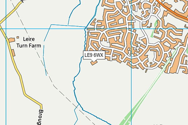 LE9 6WX map - OS VectorMap District (Ordnance Survey) LE9 6WX map - OS VectorMap District (Ordnance Survey)