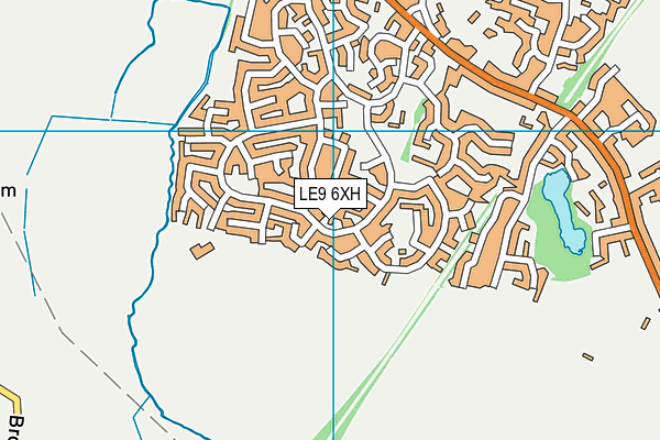 LE9 6XH map - OS VectorMap District (Ordnance Survey) LE9 6XH map - OS VectorMap District (Ordnance Survey)