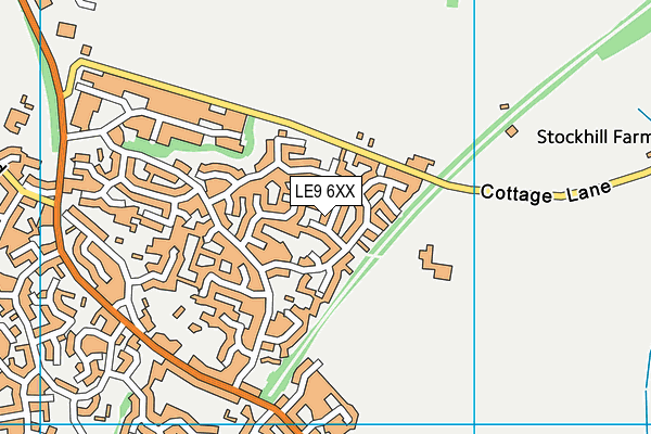LE9 6XX map - OS VectorMap District (Ordnance Survey) LE9 6XX map - OS VectorMap District (Ordnance Survey)