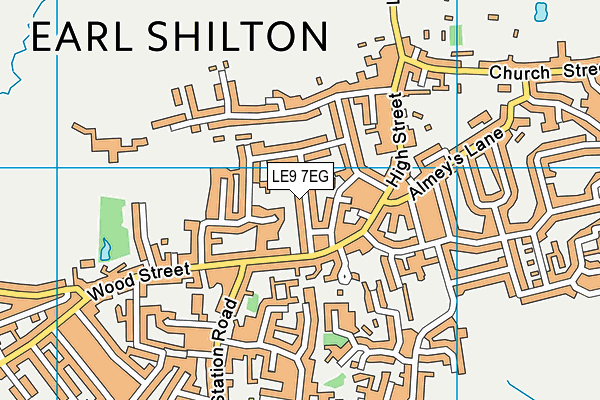 LE9 7EG map - OS VectorMap District (Ordnance Survey) LE9 7EG map - OS VectorMap District (Ordnance Survey)