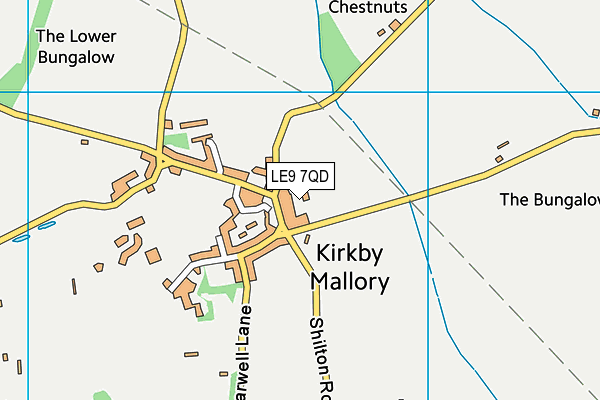 LE9 7QD map - OS VectorMap District (Ordnance Survey) LE9 7QD map - OS VectorMap District (Ordnance Survey)