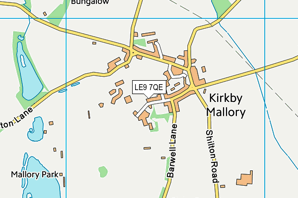 LE9 7QE map - OS VectorMap District (Ordnance Survey) LE9 7QE map - OS VectorMap District (Ordnance Survey)