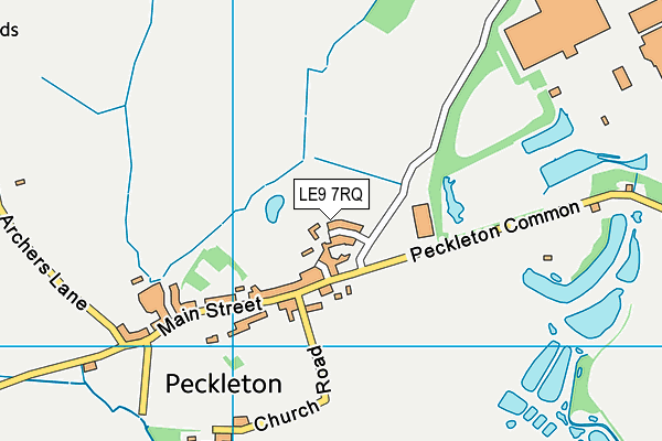 LE9 7RQ map - OS VectorMap District (Ordnance Survey) LE9 7RQ map - OS VectorMap District (Ordnance Survey)
