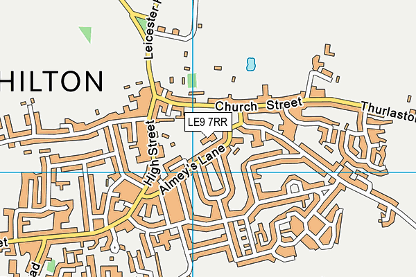 LE9 7RR map - OS VectorMap District (Ordnance Survey) LE9 7RR map - OS VectorMap District (Ordnance Survey)