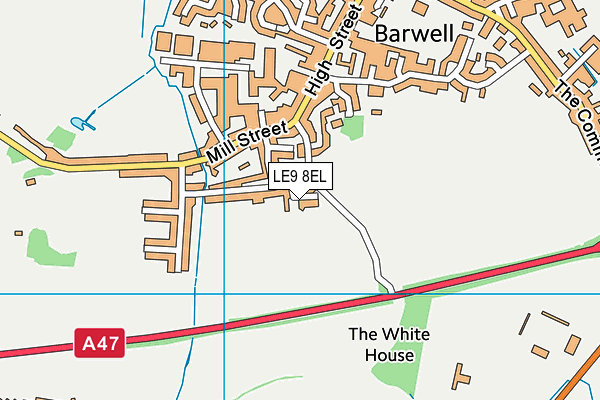 LE9 8EL map - OS VectorMap District (Ordnance Survey) LE9 8EL map - OS VectorMap District (Ordnance Survey)