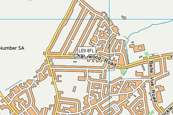 LE9 8FL map - OS VectorMap District (Ordnance Survey) LE9 8FL map - OS VectorMap District (Ordnance Survey)