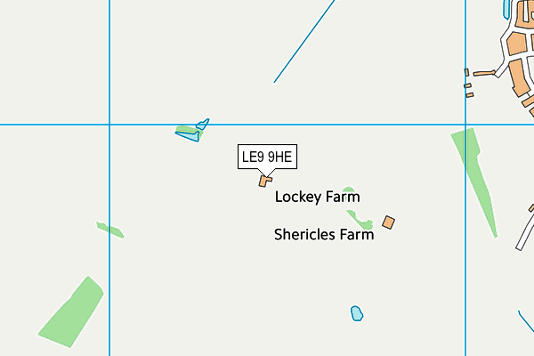 LE9 9HE map - OS VectorMap District (Ordnance Survey) LE9 9HE map - OS VectorMap District (Ordnance Survey)