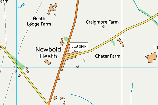 LE9 9NR map - OS VectorMap District (Ordnance Survey) LE9 9NR map - OS VectorMap District (Ordnance Survey)