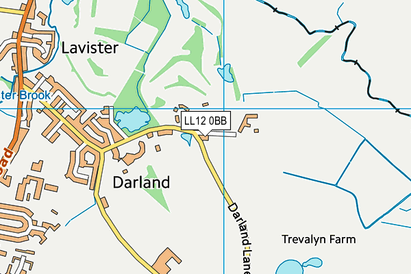 LL12 0BB map - OS VectorMap District (Ordnance Survey) LL12 0BB map - OS VectorMap District (Ordnance Survey)